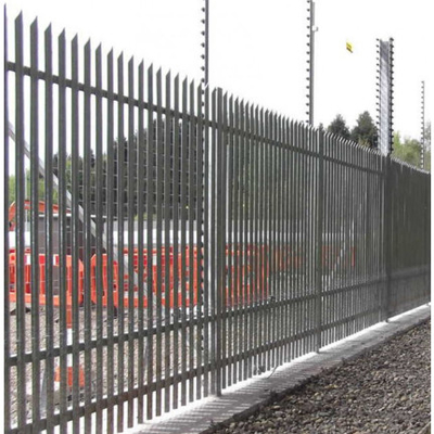 Sécurité en acier plongée chaude de palissade de TLWY clôturant la largeur 2.75m de panneau