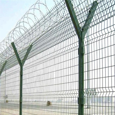 3D a soudé 358 la sécurité commerciale Mesh Panels Fence For Airport