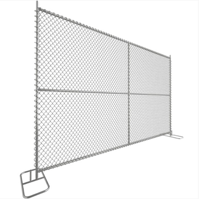 barrière 8ft provisoire Panels For Construction de maillon de la chaîne 6x12 de 4ft 6ft