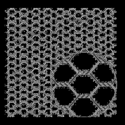 fabrication hexagonale galvanisée faite à la machine de 32mm