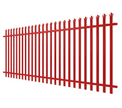 barrière en acier Customized Multiple Color de palissade de 1.8m extérieur