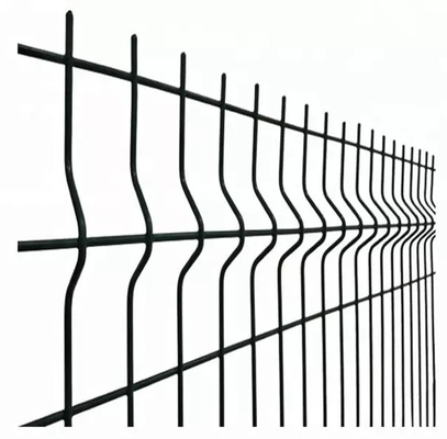 Garde soudée Rail de vol de Mesh Fence Peach Type Column du fil 3d de perforation rectangulaire anti