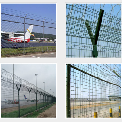 barrière Residential Airport Fencing de barbelé de 4.00mm 4.50mm 5.00mm