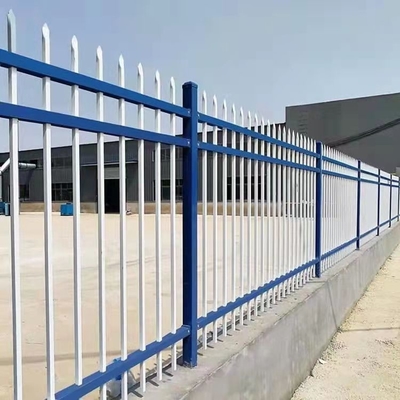Le PVC de cour a enduit l'OEM d'ODM décoratif en acier galvanisé de barrière de Zine