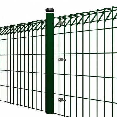 Saupoudrez le fil soudé incurvé enduit Mesh Panels de Mesh Fence 3d de fil 0.9m-2.4m
