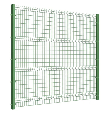 Le PVC a enduit la barrière Rustproof de Mesh Fence Welded Curved Mesh du fil 3D de 2.5m