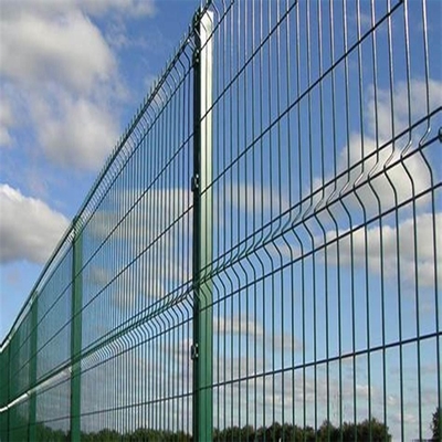 Taille décorative de Mesh Fence Green Vinyl Coated 1030mm de fil du fer travaillé 3D