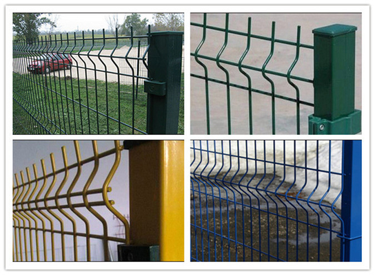 fil 3D Mesh Fence For Outdoor Decorative soudé sinueux de diamètre de 4.0mm