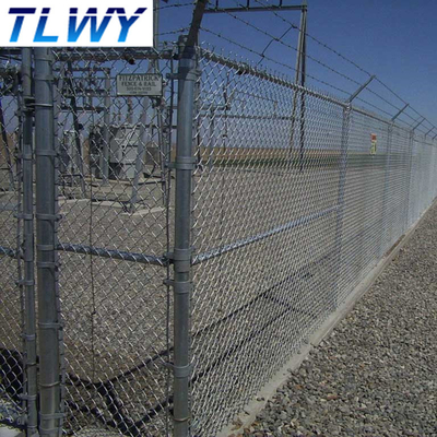 BWG18-BWG7 a coloré la clôture de maillon de chaîne lambrisse 1x50m 1.2x50m