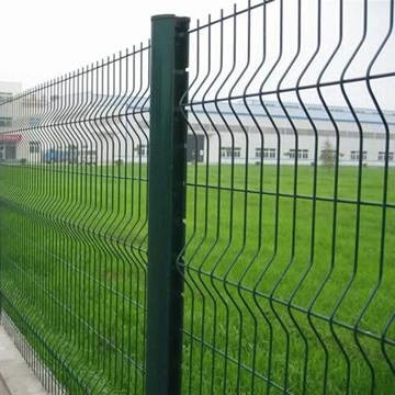 Fil chinois de haute qualité Mesh Fence de Panel Curvy Welded de barrière de jardin de l'usine 3D d'Anping TLWY avec des courriers de pêche