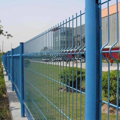 barrière Curvy Welded Wire Mesh Fence du jardin 3D