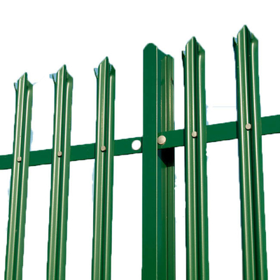 clôture de sécurité en métal de Secure Palisade Galvanised de barrière de 2.0mm 3.0mm Steelway