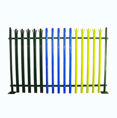 ODM d'OEM de clôture et de portes de palissade en métal de la section 70mm de W