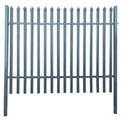 ODM d'OEM de clôture et de portes de palissade en métal de la section 70mm de W