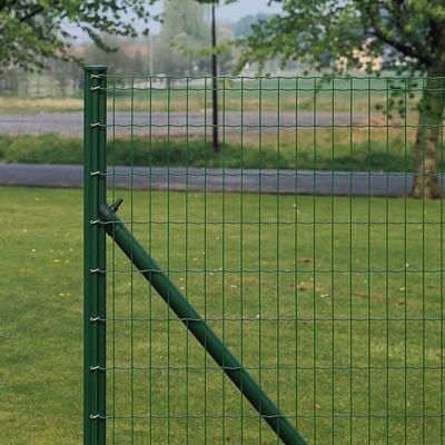 PVC ISO9001 a enduit le type d'euro de la taille 60cm-200cm de Holland Wire Mesh Fence Netting