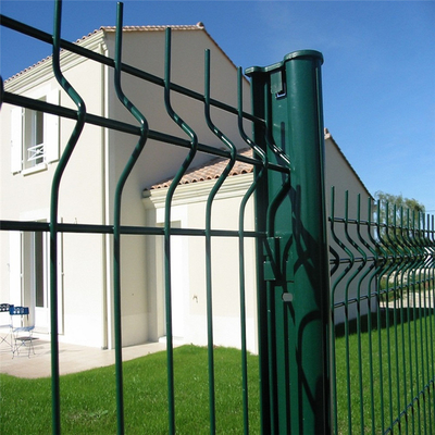 Galvanized MS Triangle Bend 3D Wire Mesh Fence 40x40mm 50x50mm