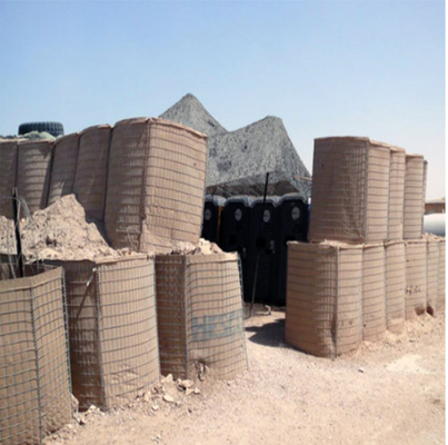 La couleur de sable a soudé Mesh Military Hesco Barrier Wall 24 pouces