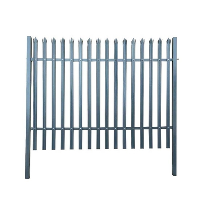 barrière en acier Customized Multiple Color de palissade de 1.8m extérieur